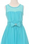 Ivory Sweetheart Chiffon Flower Girl Dress