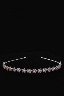 Beautiful Flowers with AB Stones Headband Beautiful Flowers with AB Stones Headband