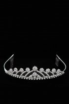 Beautiful Flower Rhinestone Crown