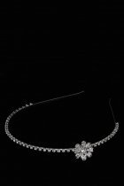 Elegant Flower Rhinestone Headband