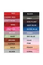One Size Organza Sash