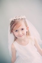 Goddess Crystal Crown with Veil