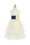 Ivory/Navy Blue