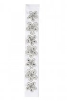 Crystal Rhinestone Pearl Beaded Sash
