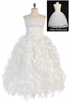 New Communion Dress with Petticoat