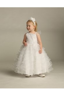 Gorgeous One Shoulder Dress with Ruffles Galore