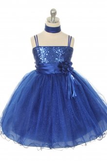 Royal Blue Sequin Bodice with Sparkle Tulle Flower Girl Dress Royal Blue Sequin Bodice with Sparkle Tulle Flower Girl Dress