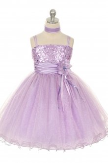 Lilac Sequin Bodice with Sparkle Tulle Flower Girl Dress Lilac Sequin Bodice with Sparkle Tulle Flower Girl Dress