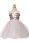 Mint Beautiful Sequin dress perfect Flower girl dress