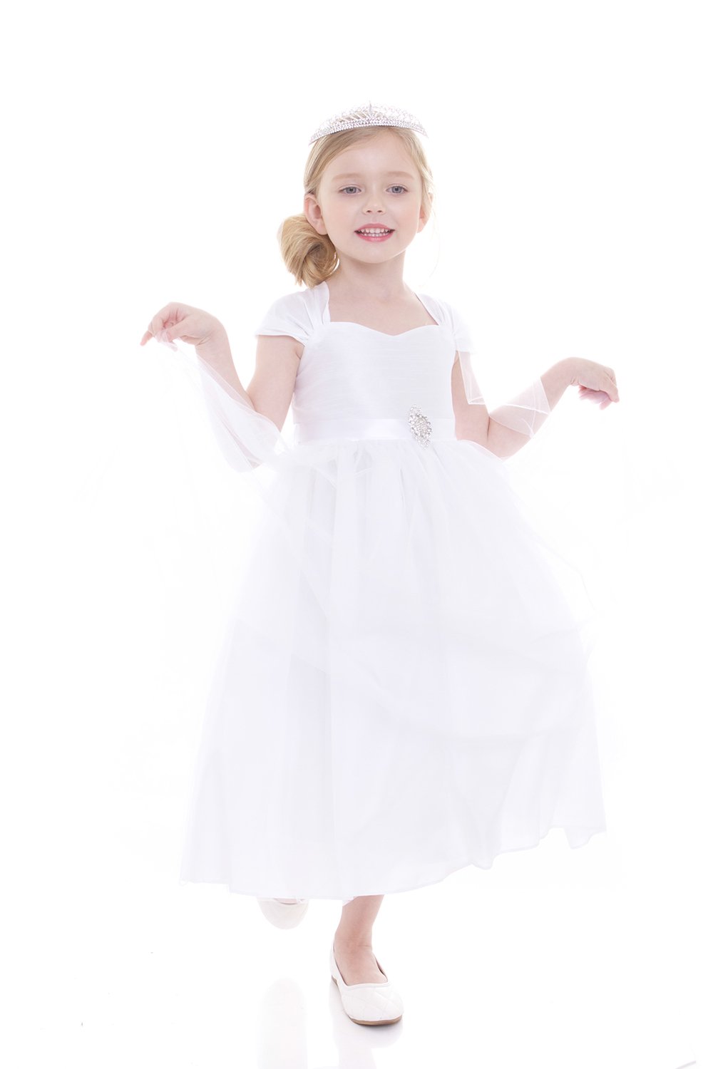 Sweet tulle overlay skirt with sweetheart neckline Sweet tulle overlay skirt with sweetheart neckline