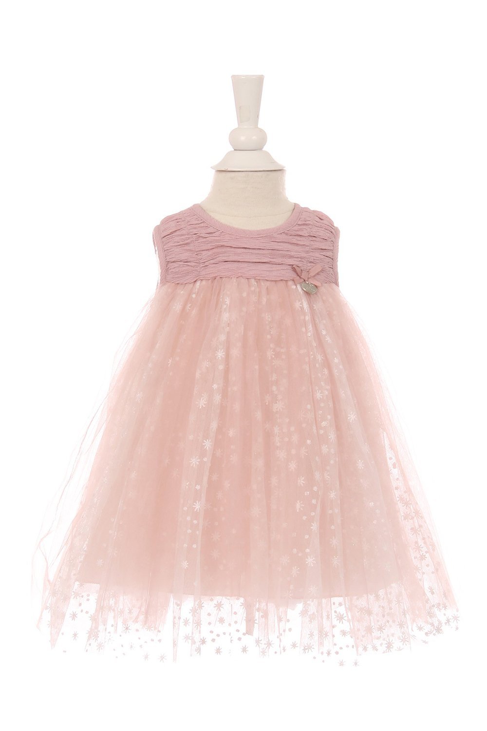 Dusty Rose Cute Baby Doll Style Baby Dress Dusty Rose Cute Baby Doll Style Baby Dress
