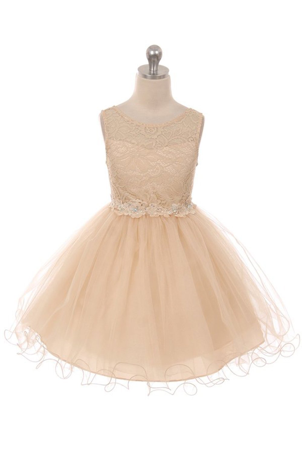 Champagne Beautiful Puffy Tulle Dress Champagne Beautiful Puffy Tulle Dress