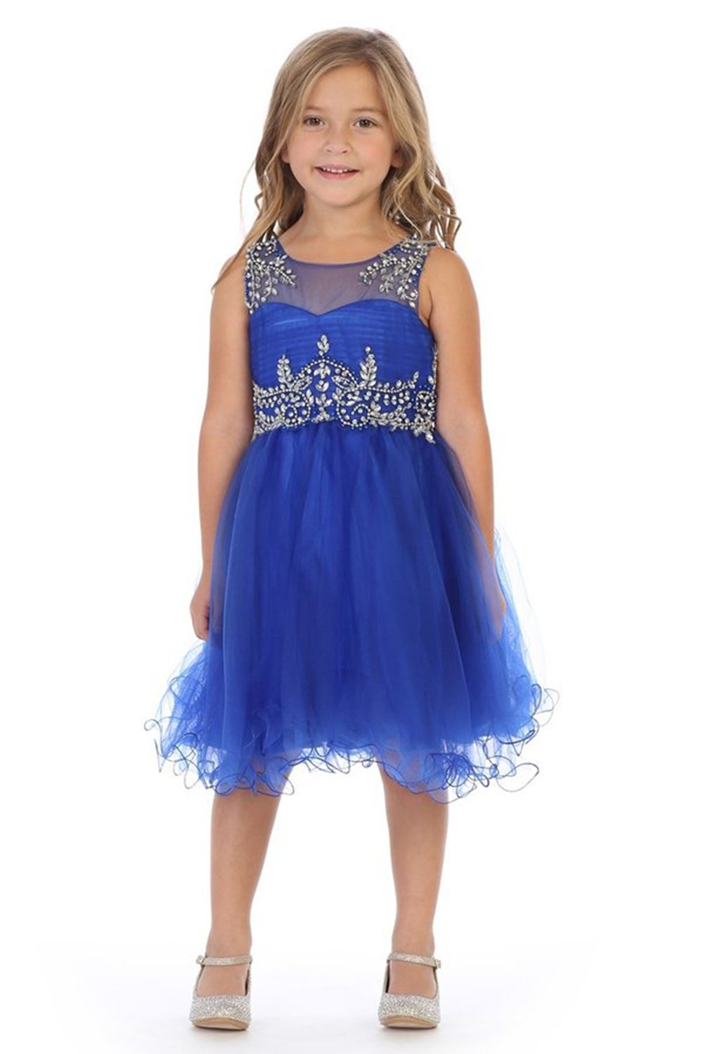 Royal Blue Luxurious Girl Dress Royal Blue Luxurious Girl Dress