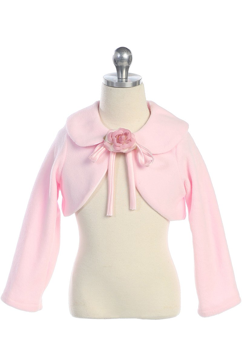 Pink Fleece Bolero Jacket Pink Fleece Bolero Jacket