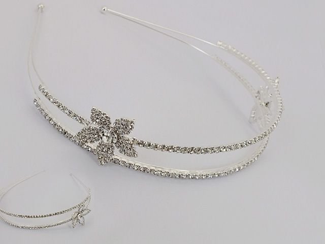 Simple Flower Rhinestone Headband