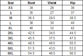 CD-1988 - Size Chart
