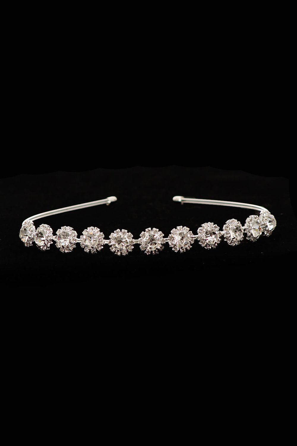 New Silver Dazzling Rhinestone Headband For All Occassions New Silver Dazzling Rhinestone Headband For All Occassions