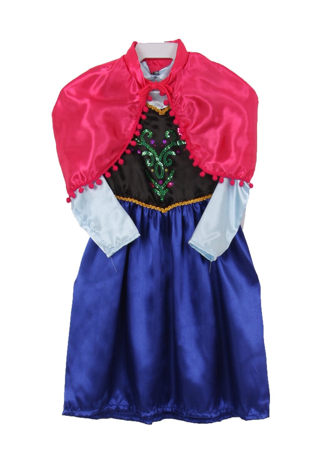 Blue Frozen Princess Ana Custome Dress Sizes 1T - 8Years Blue Frozen Princess Ana Custome Dress Sizes 1T - 8Years