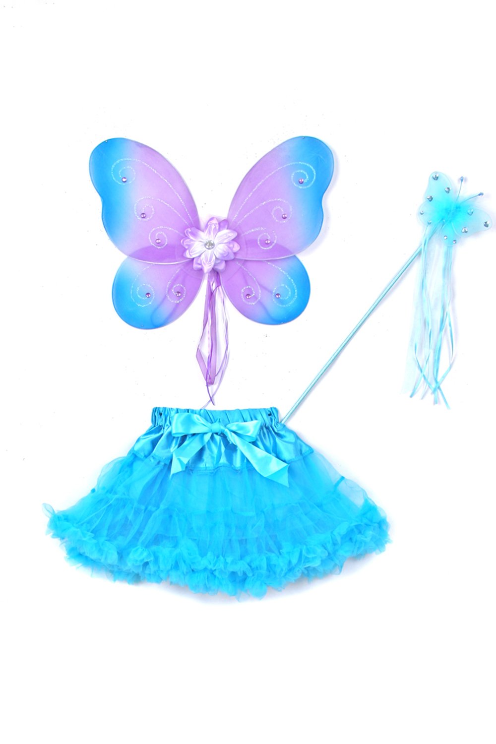 Turquoise/Purple 3pc Tutu Set