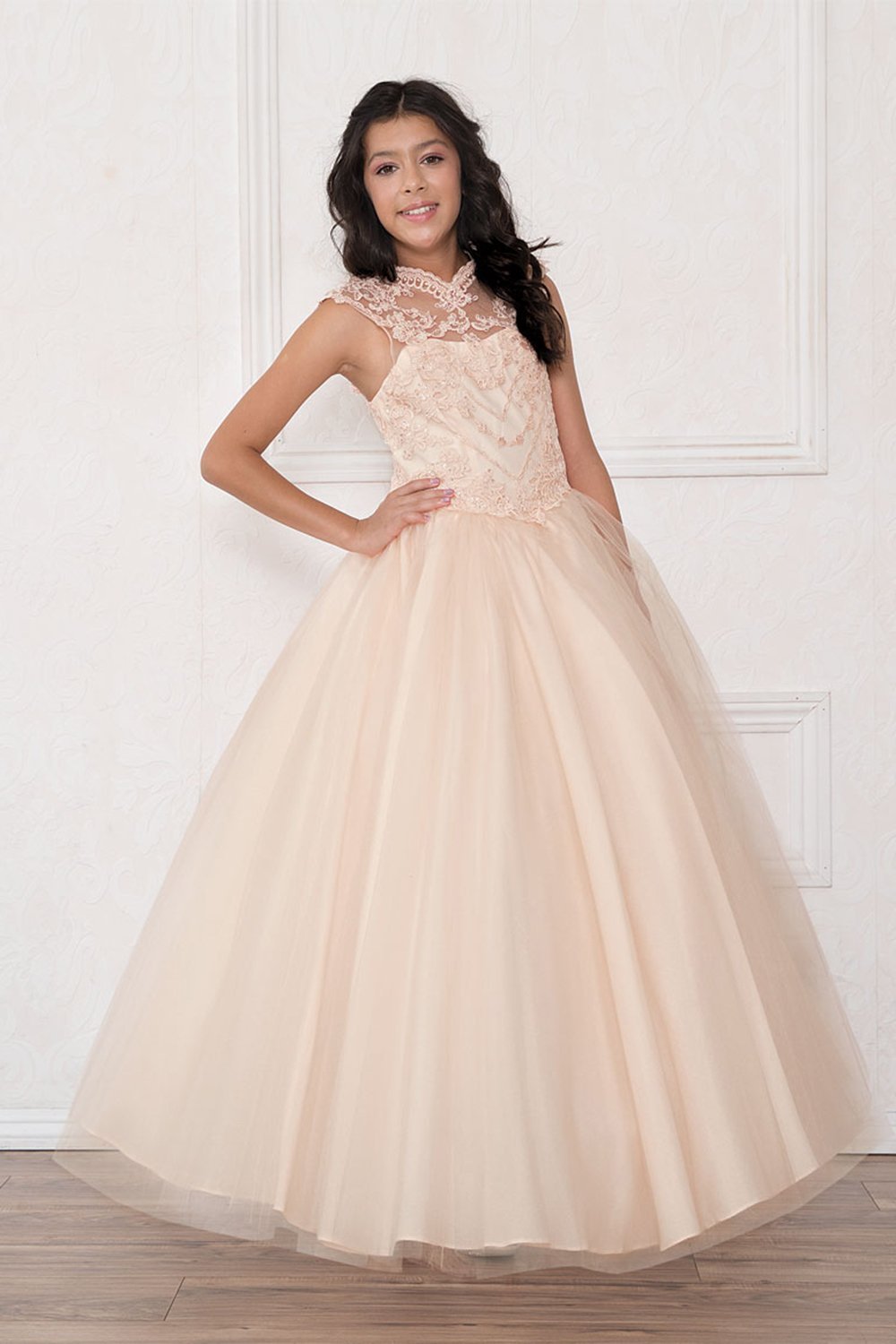 Blush Beautiful Sleeveless Dress(size 3~16) Blush Beautiful Sleeveless Dress(size 3~16)