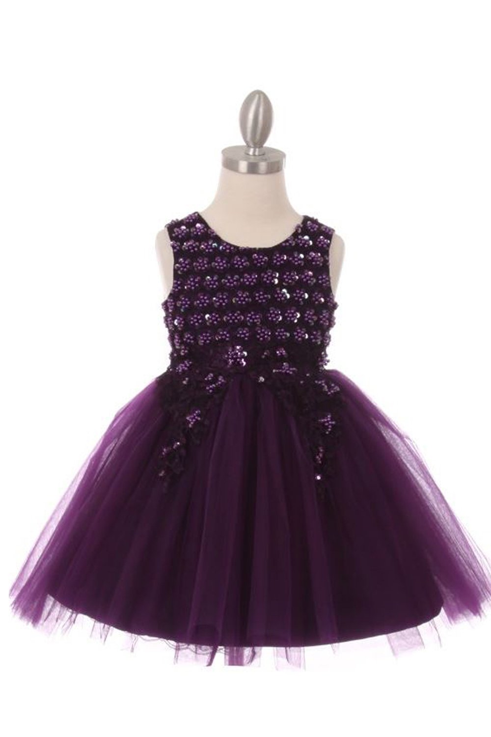 Purple Sleeveless Tulle Dress(size 2-12) Purple Sleeveless Tulle Dress(size 2-12)