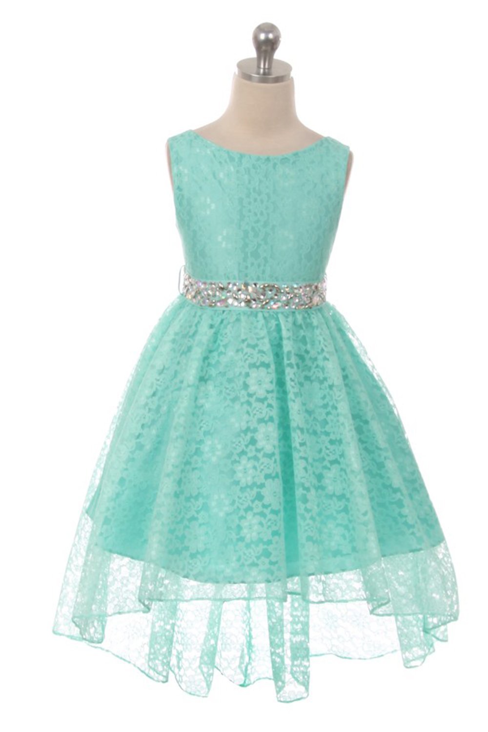 Mint High-low shape Dress (size 4-18) Mint High-low shape Dress (size 4-18)