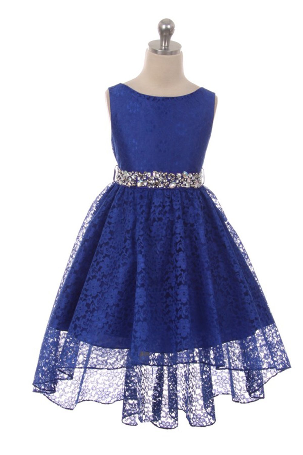 Royal Blue High-low shape Dress (size 4-18) Royal Blue High-low shape Dress (size 4-18)