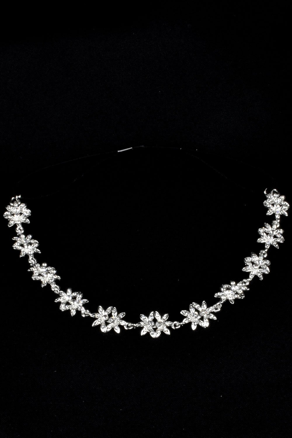 Elegant Rhinestone Beautiful Hairband with Rubber Elastic Elegant Rhinestone Beautiful Hairband with Rubber Elastic