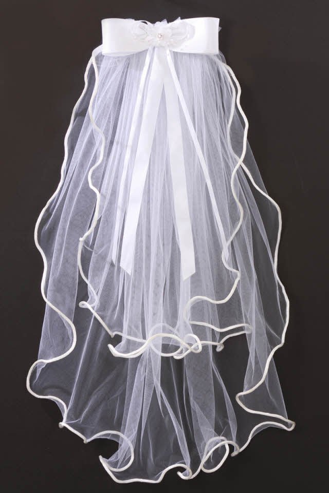 Gorgeous Two Layer Comb Communion Veil Gorgeous Two Layer Comb Communion Veil