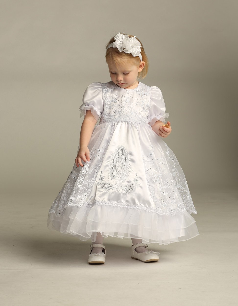 Simply Stunning Organza & Satin Christening Dress Simply Stunning Organza & Satin Christening Dress