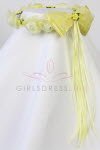 Yellow Head piece for the flower girl